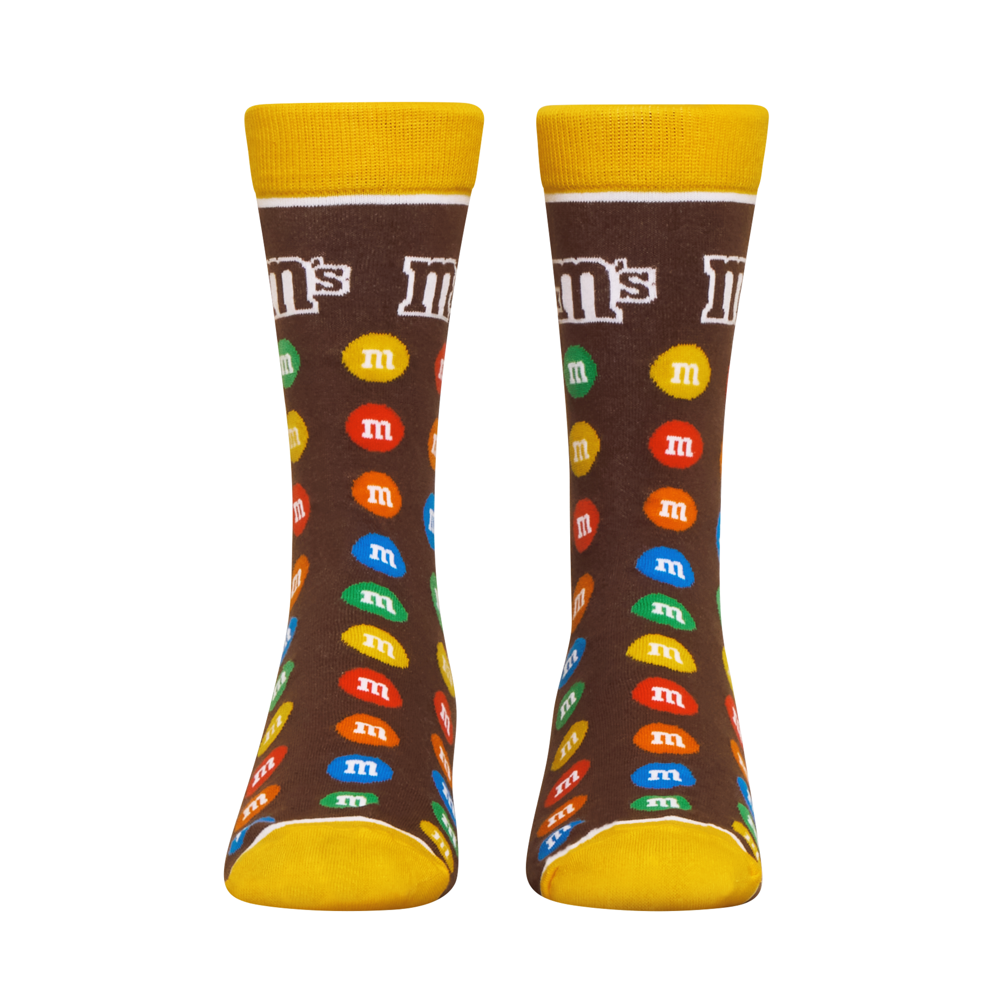 ODDMART Peanut M&M's Crew Socks 2-Pack