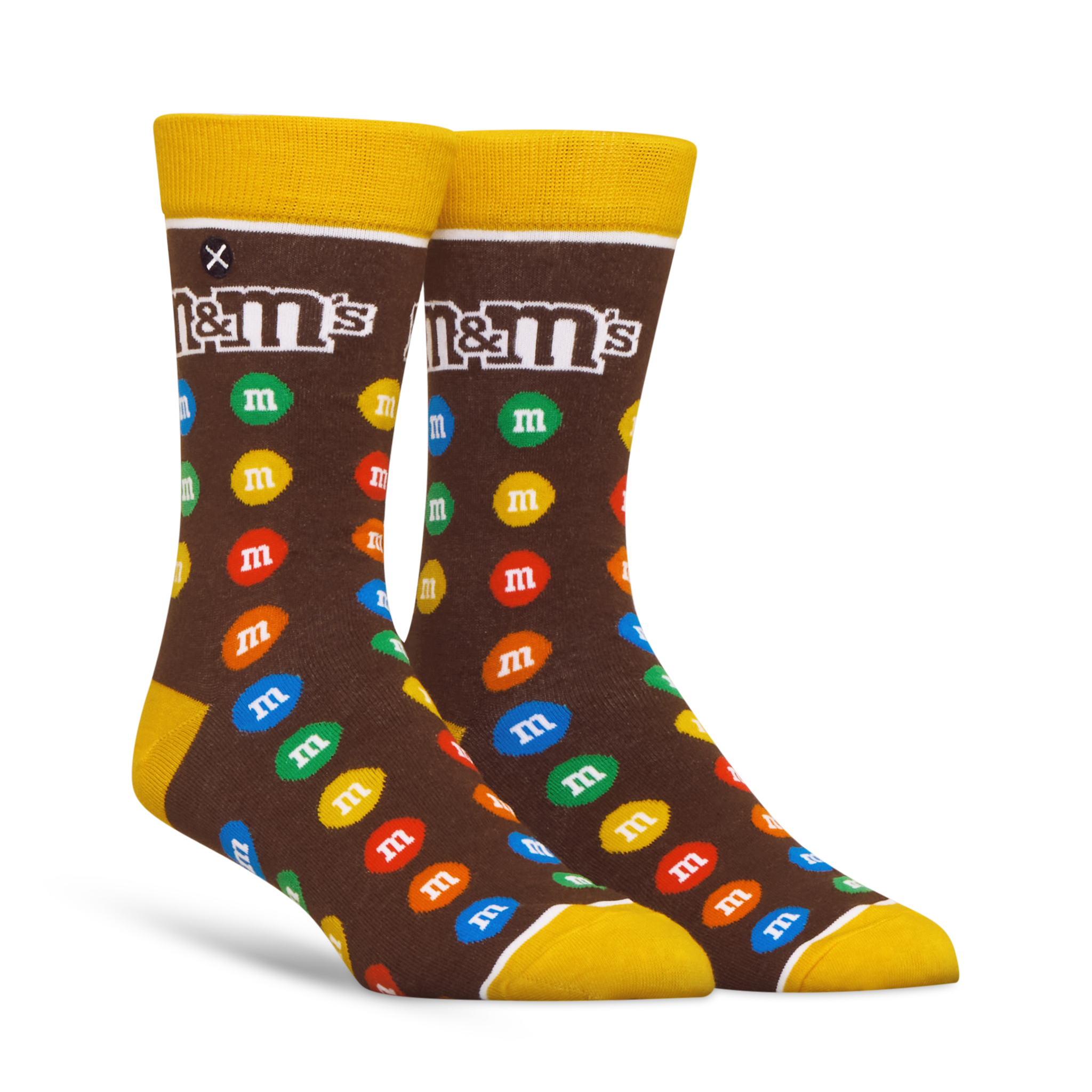 ODDMART Peanut M&M's Crew Socks 2-Pack