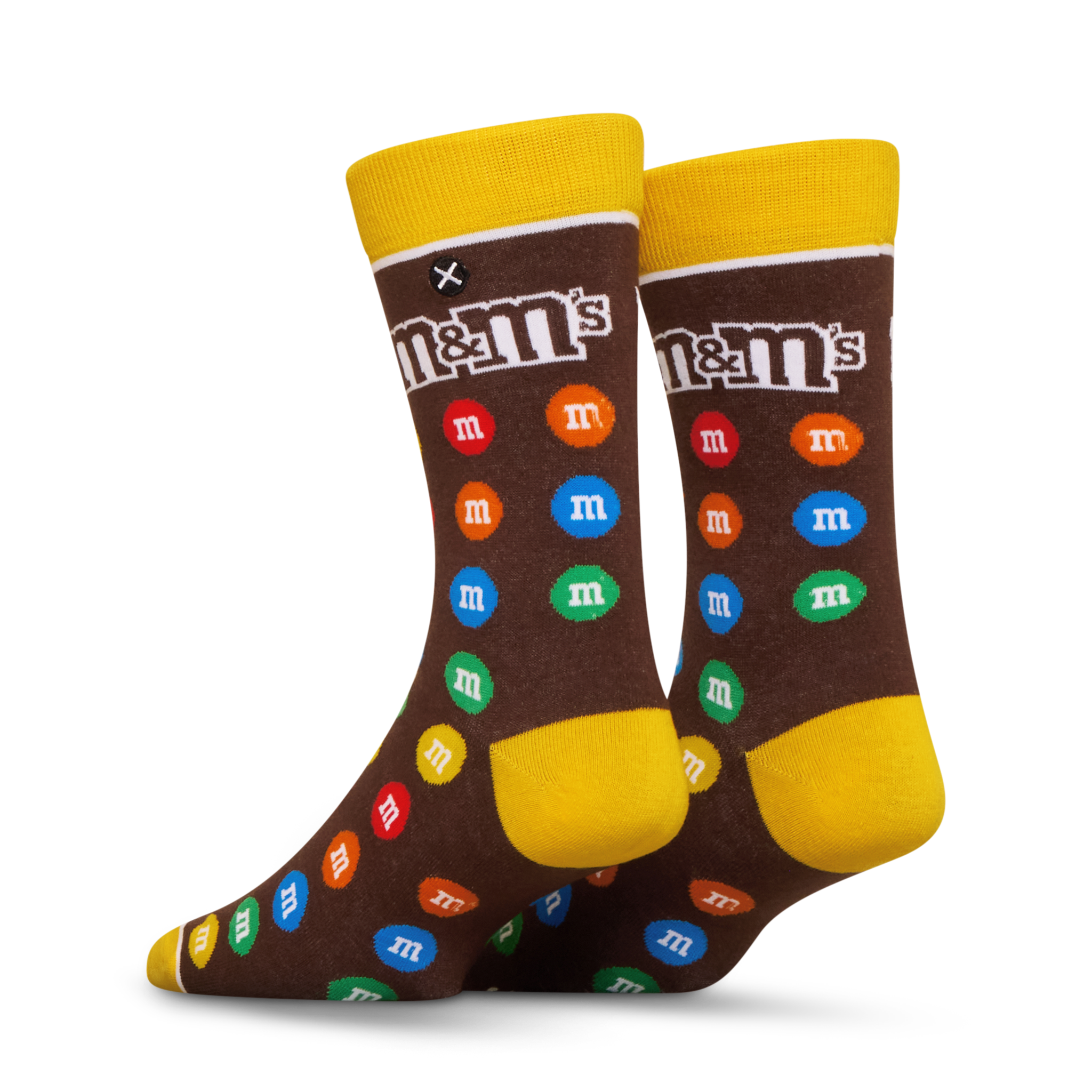 ODDMART Peanut M&M's Crew Socks 2-Pack