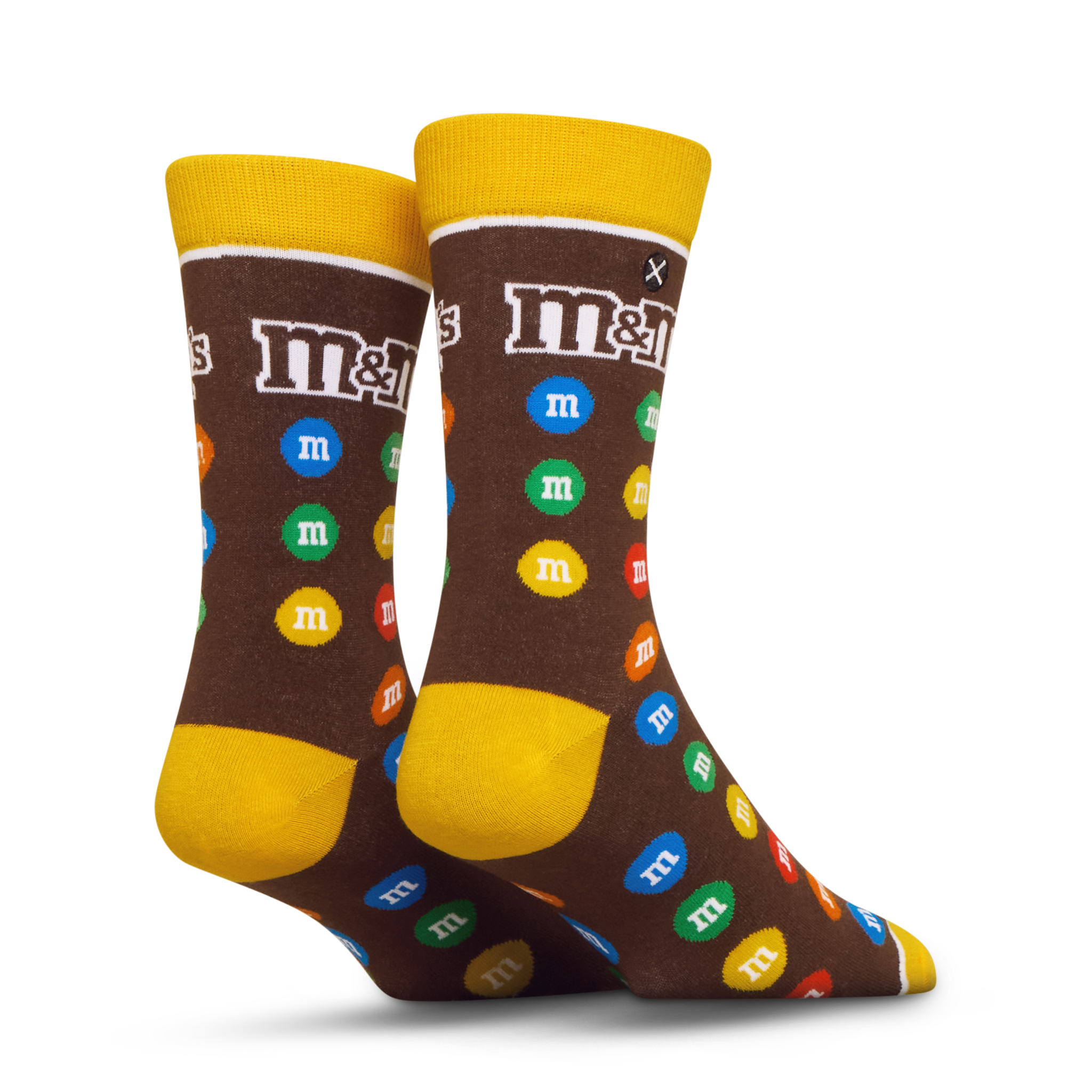 ODDMART Peanut M&M's Crew Socks 2-Pack