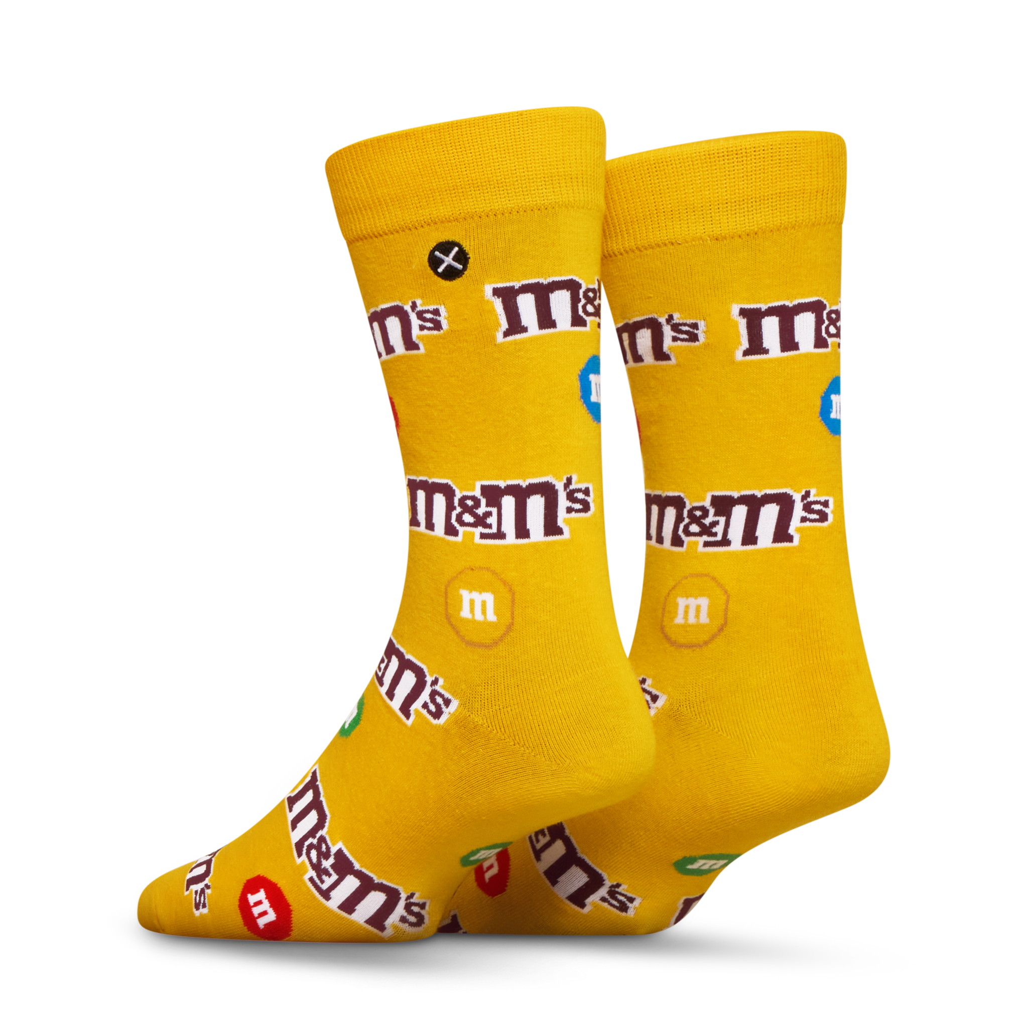 ODDMART Peanut M&M's Crew Socks 2-Pack