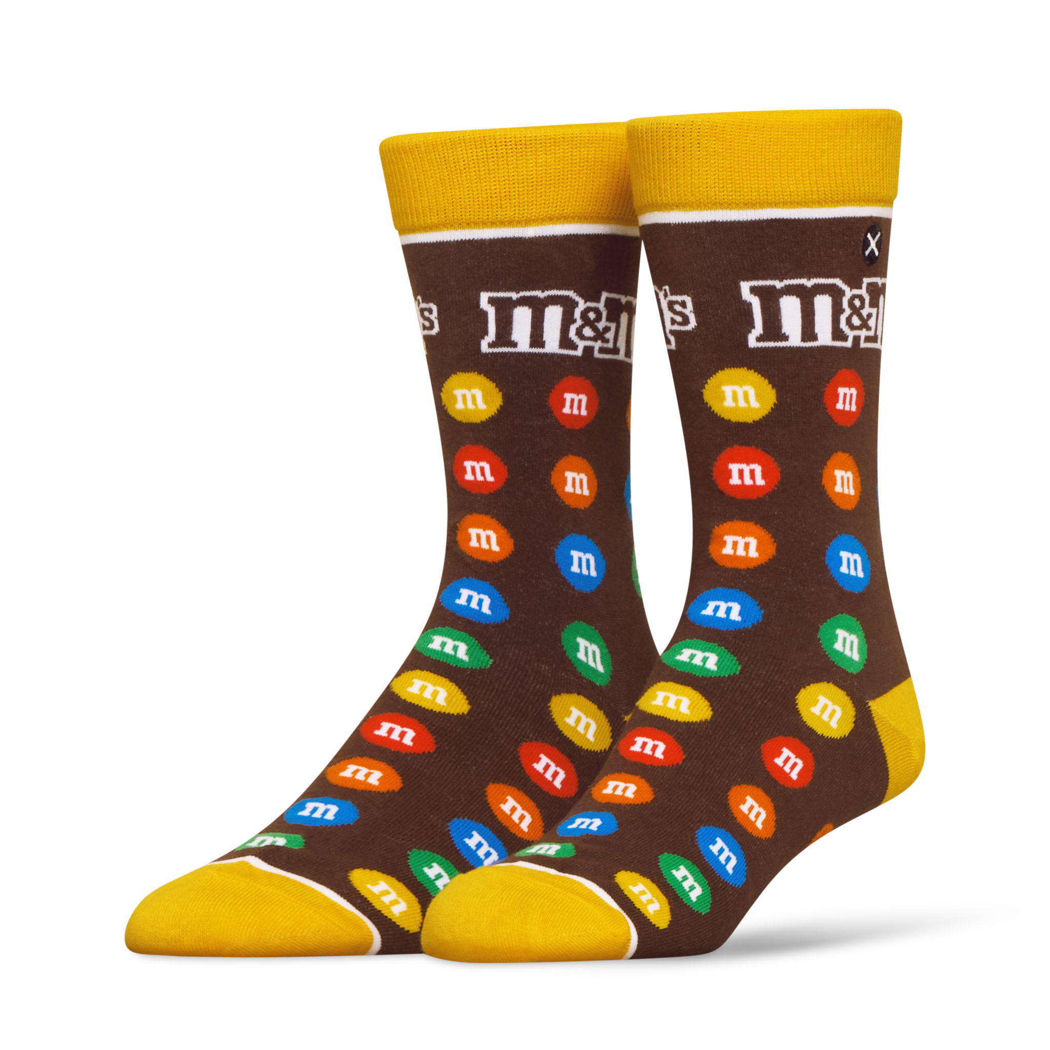 ODDMART Peanut M&M's Crew Socks 2-Pack