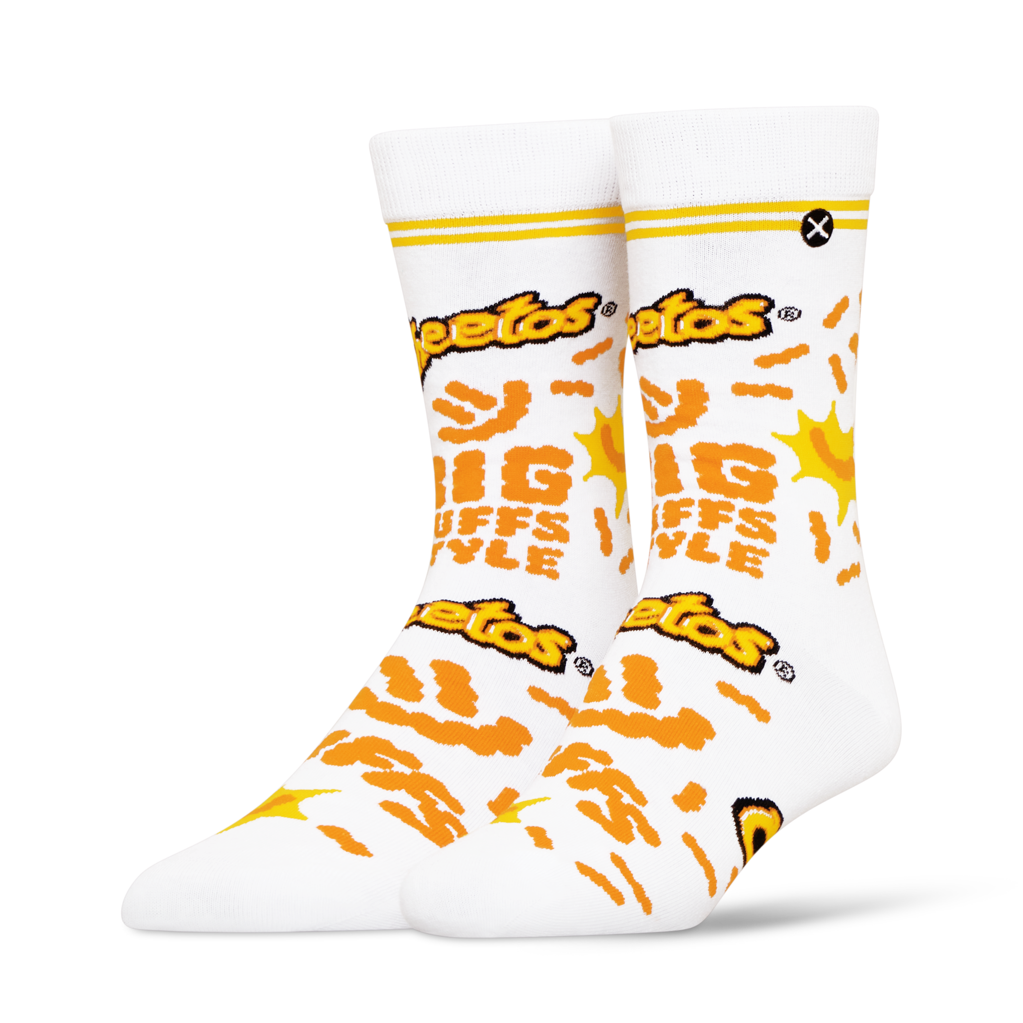 ODDMART Cheetos Puffs Crew Socks 2-Pack