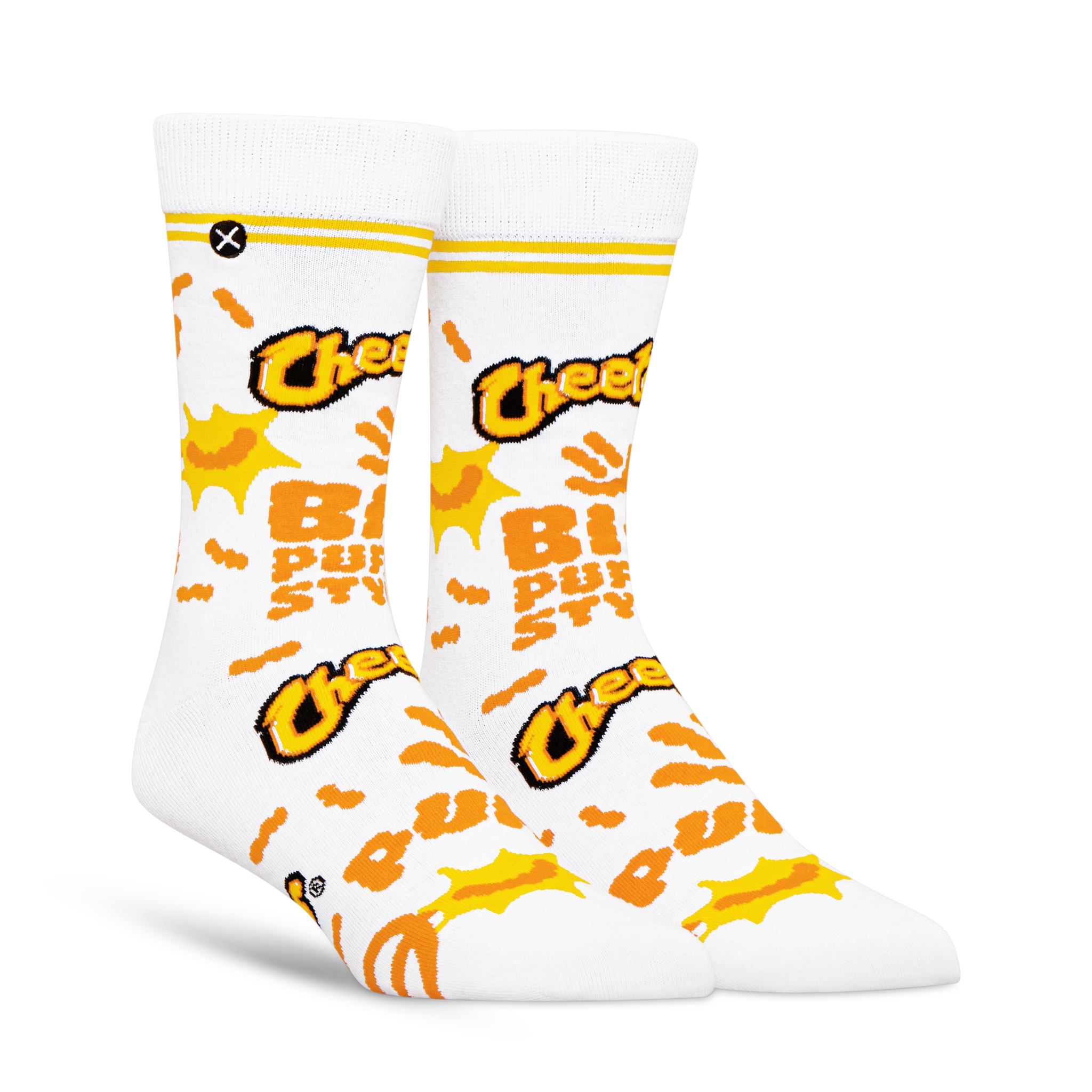 ODDMART Cheetos Puffs Crew Socks 2-Pack