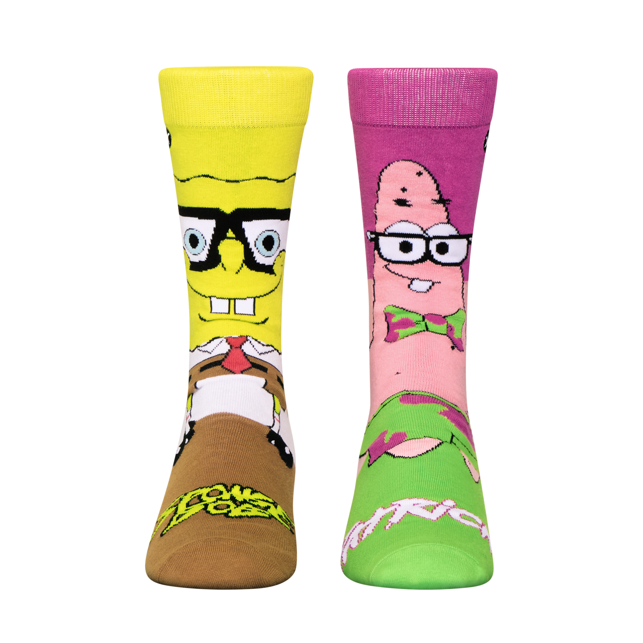 SpongeBob NerdPants Men's Crew Socks