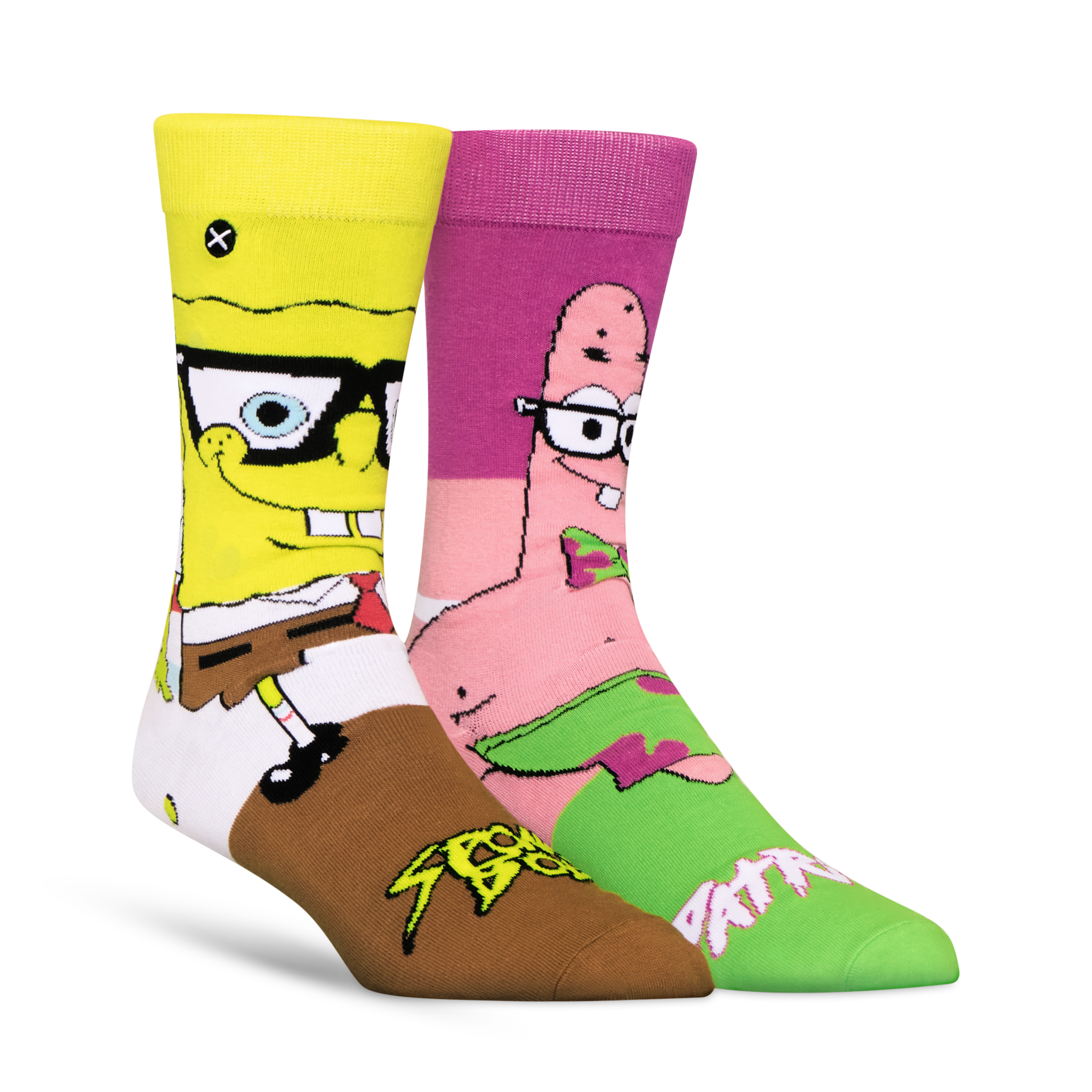 SpongeBob NerdPants Men's Crew Socks