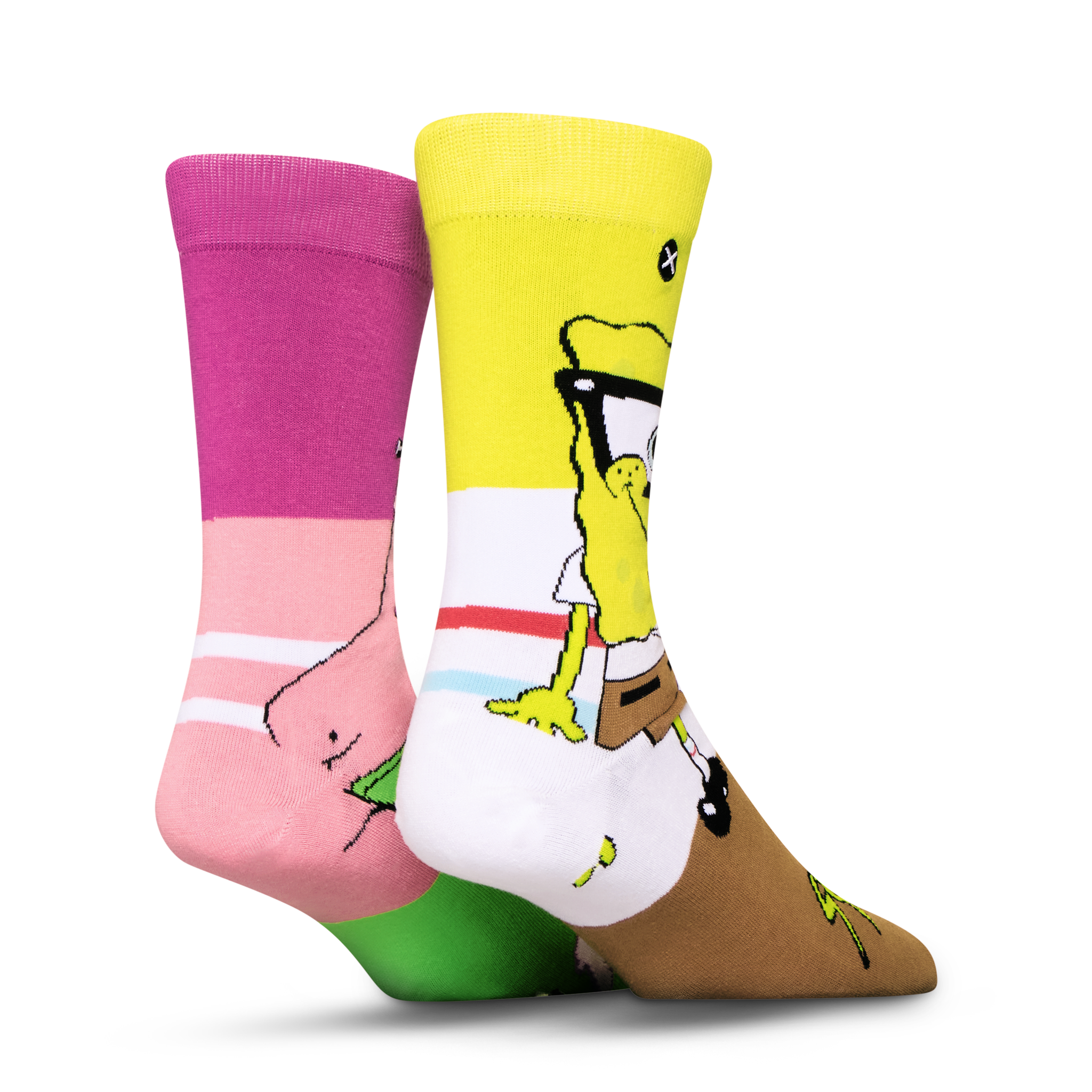 SpongeBob NerdPants Men's Crew Socks
