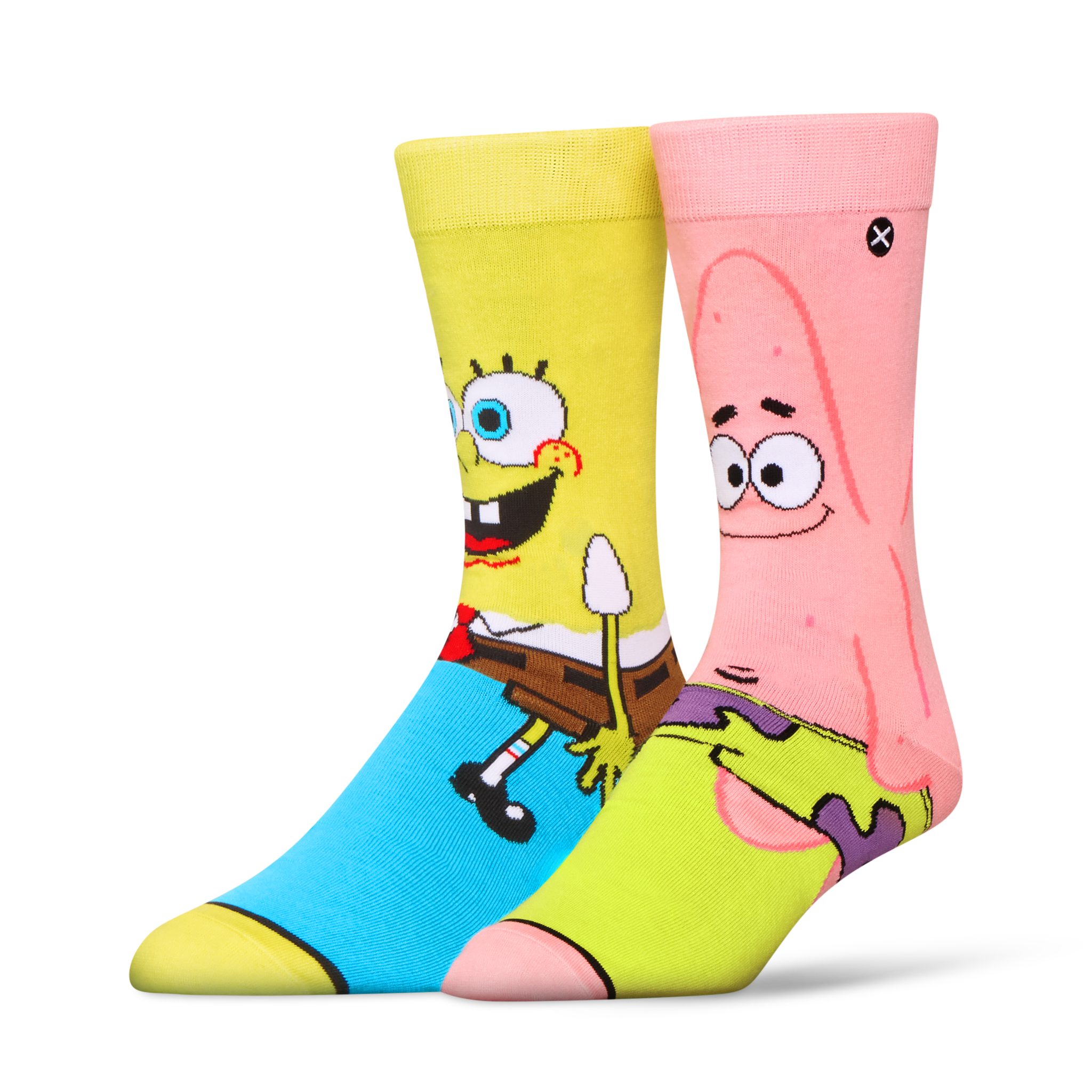 SpongeBob & Patrick Knit Men's Crew Socks