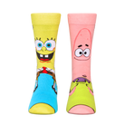 SpongeBob & Patrick Knit Men's Crew Socks