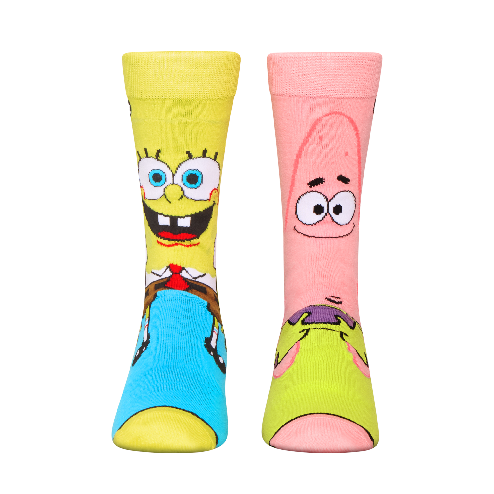 SpongeBob & Patrick Knit Men's Crew Socks
