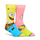 SpongeBob & Patrick Knit Men's Crew Socks