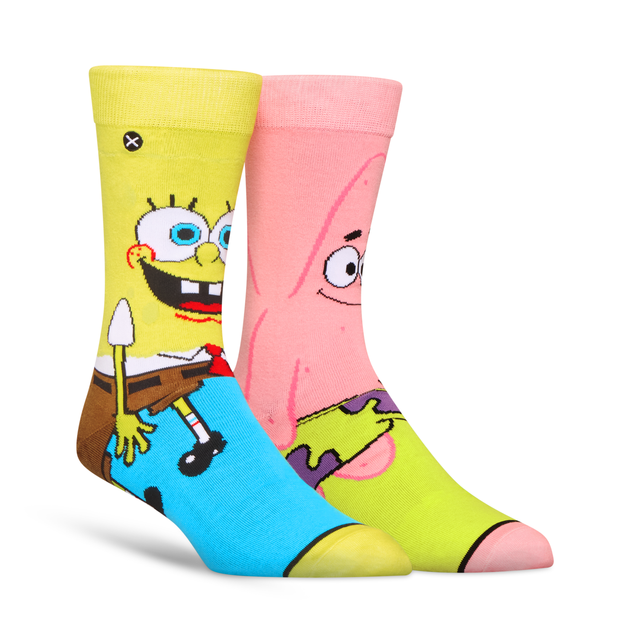SpongeBob & Patrick Knit Men's Crew Socks