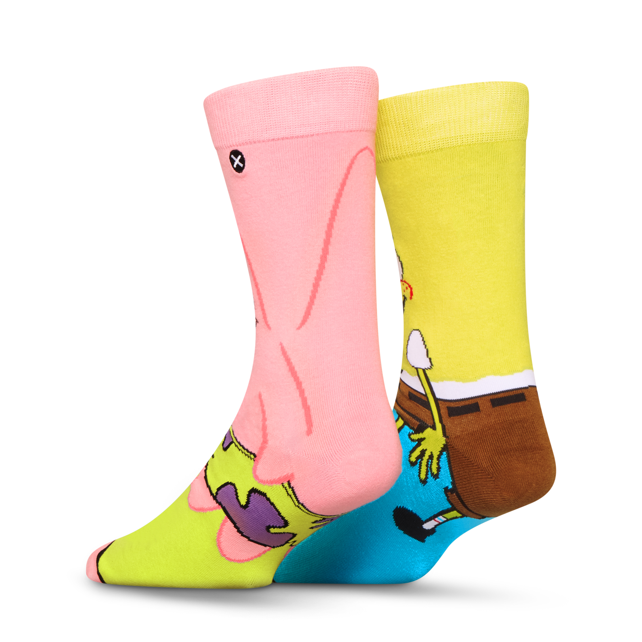 SpongeBob & Patrick Knit Men's Crew Socks