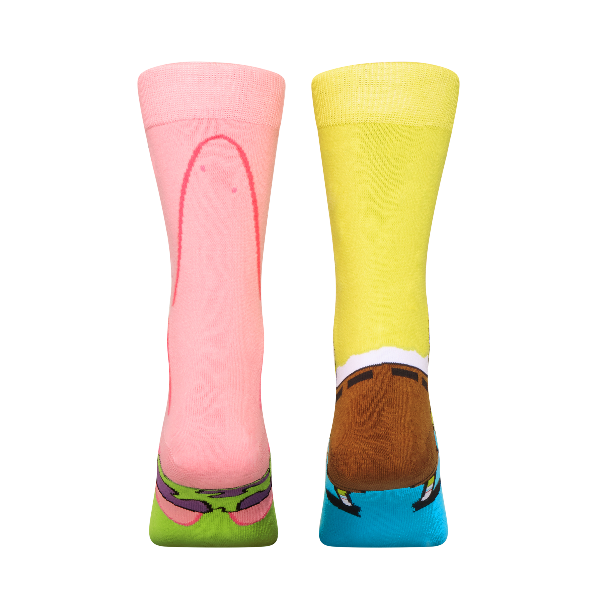SpongeBob & Patrick Knit Men's Crew Socks