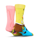 SpongeBob & Patrick Knit Men's Crew Socks