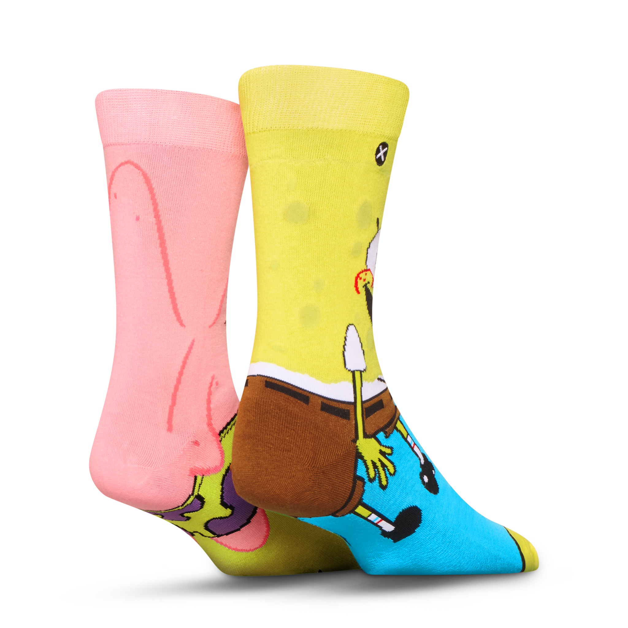 SpongeBob & Patrick Knit Men's Crew Socks