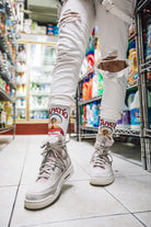 Tapatio Striped Men's Crew Socks