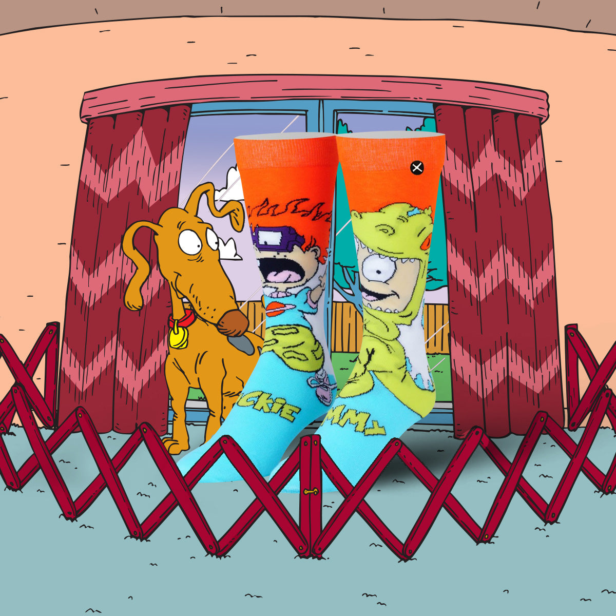 Tommy & Chuckie Playzone Men's Crew Socks