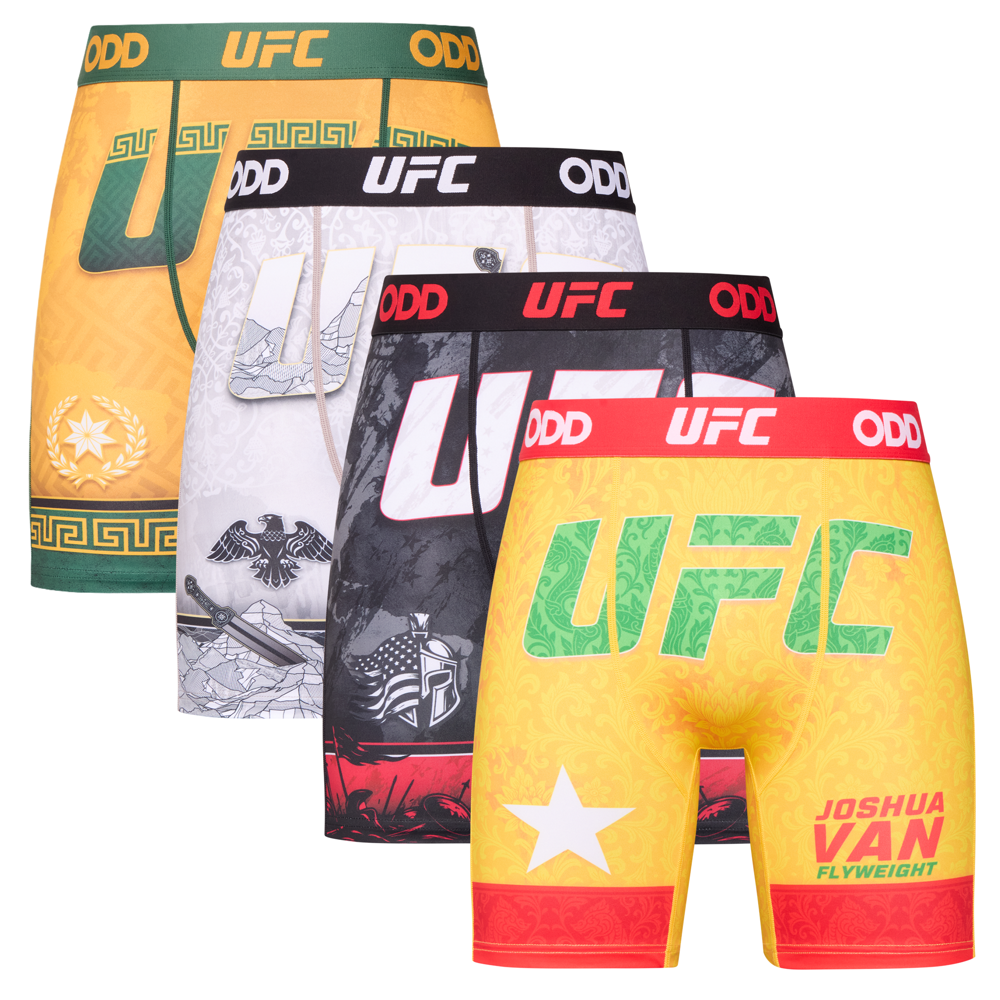 UFC Champions Men's Boxer Brief 4-Pack