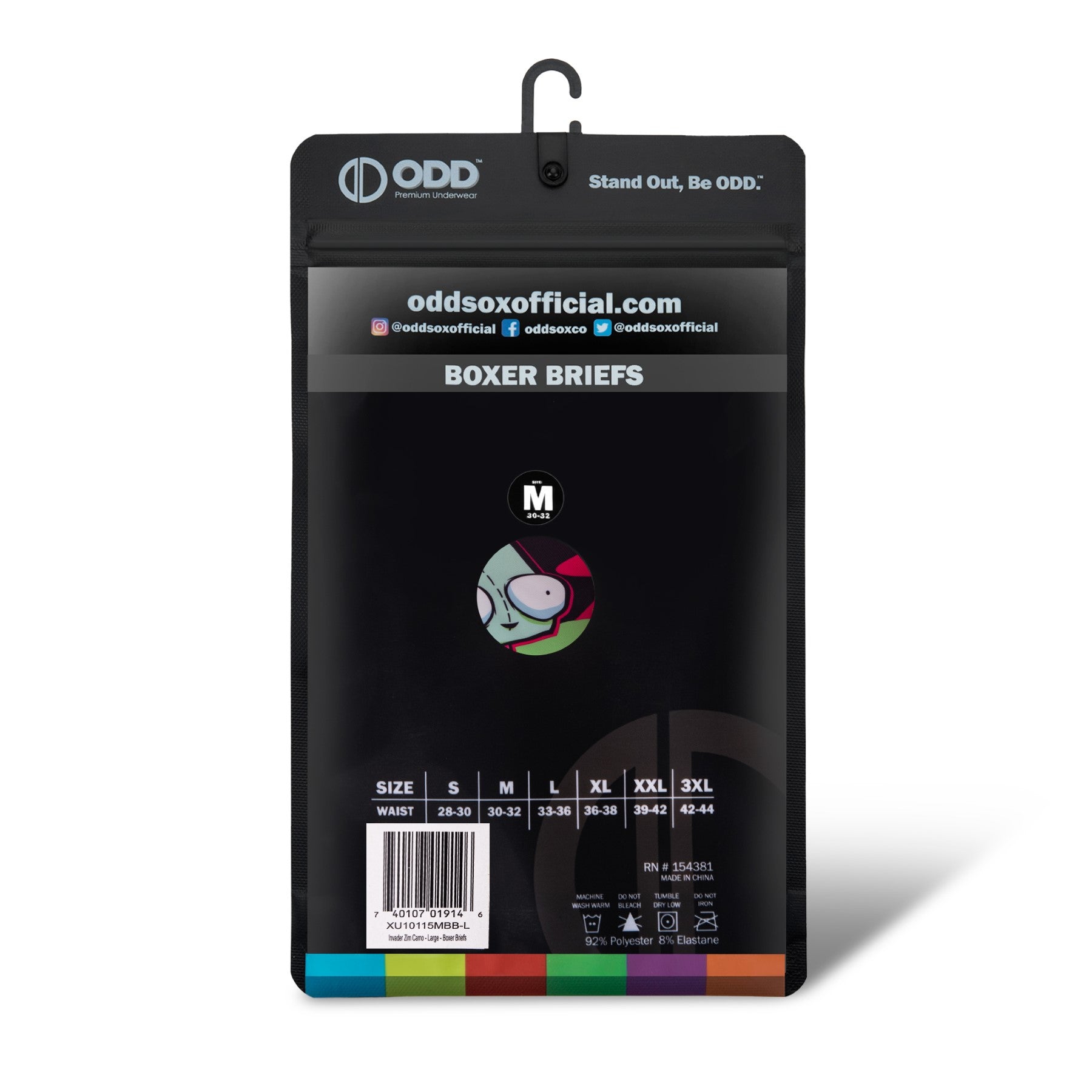 Invader Zim Camo Men's Boxer Briefs