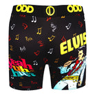 Odd Sox, Elvis Rock N Roll, Fun Men's Boxer Brief Underwear, Large