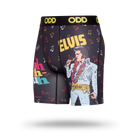 Odd Sox, Elvis Rock N Roll, Fun Men's Boxer Brief Underwear, Medium
