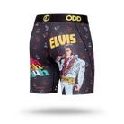 Odd Sox, Elvis Rock N Roll, Fun Men's Boxer Brief Underwear, Large