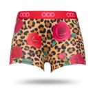 Leopard Roses Women's Boy Shorts