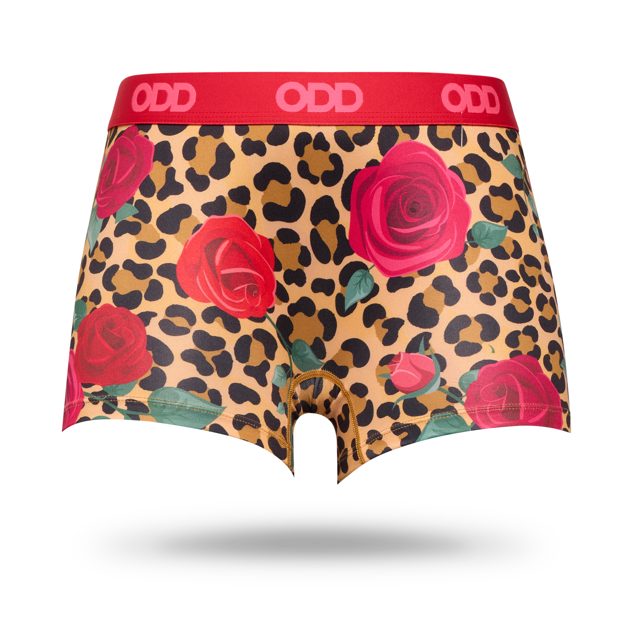 Leopard Roses Women's Boy Shorts