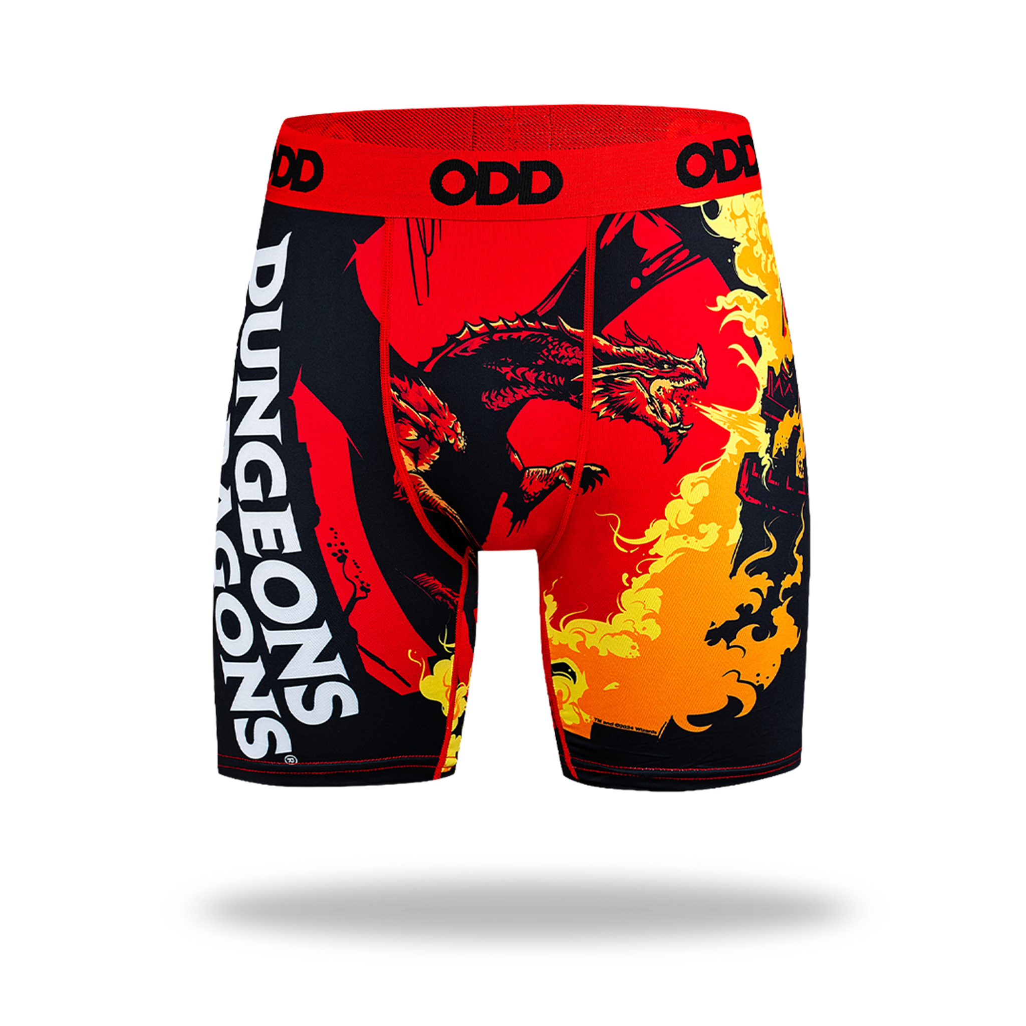 Dungeons & Dragons Fire Red Men's Boxer Briefs