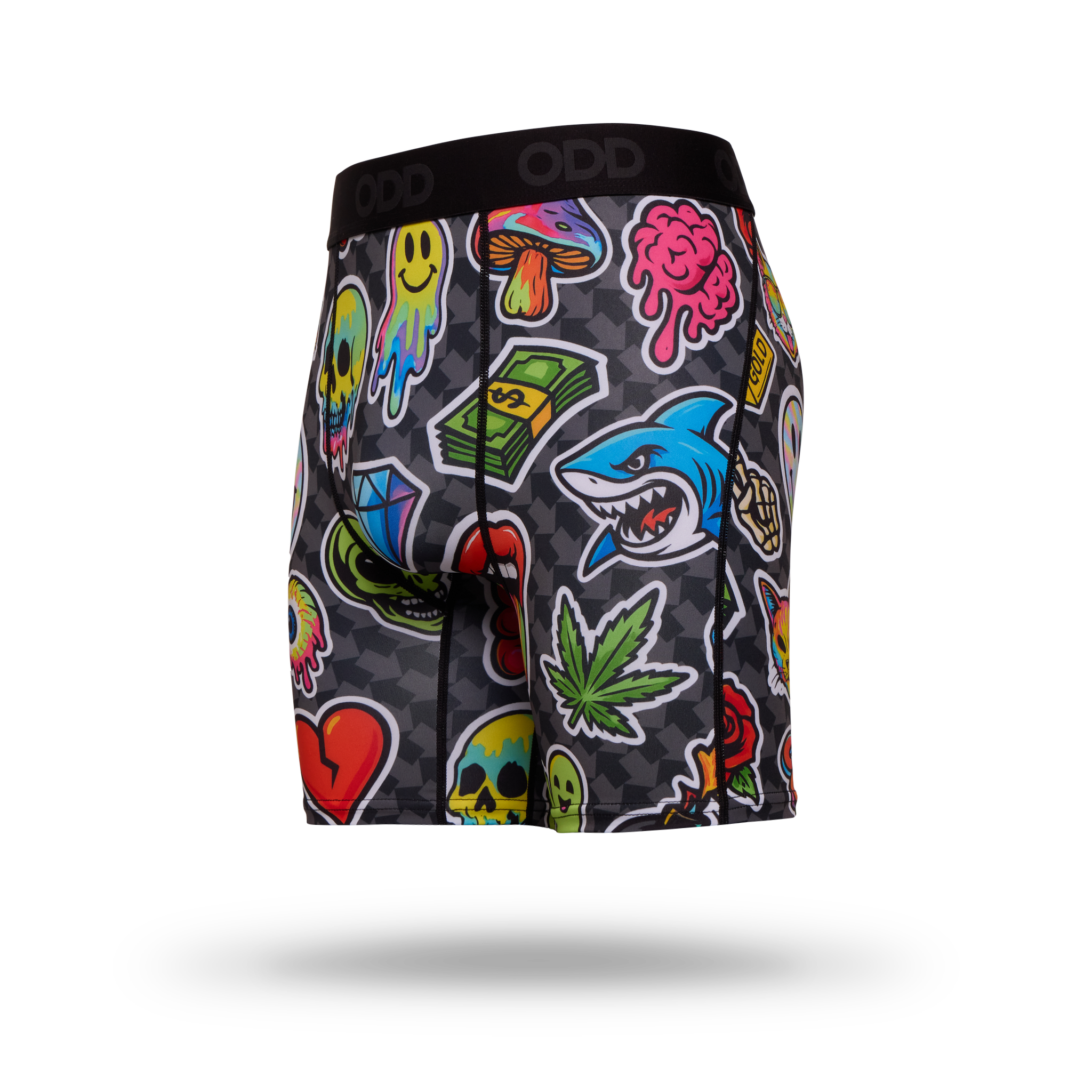 Trippy Stickers Men's Boxer Briefs