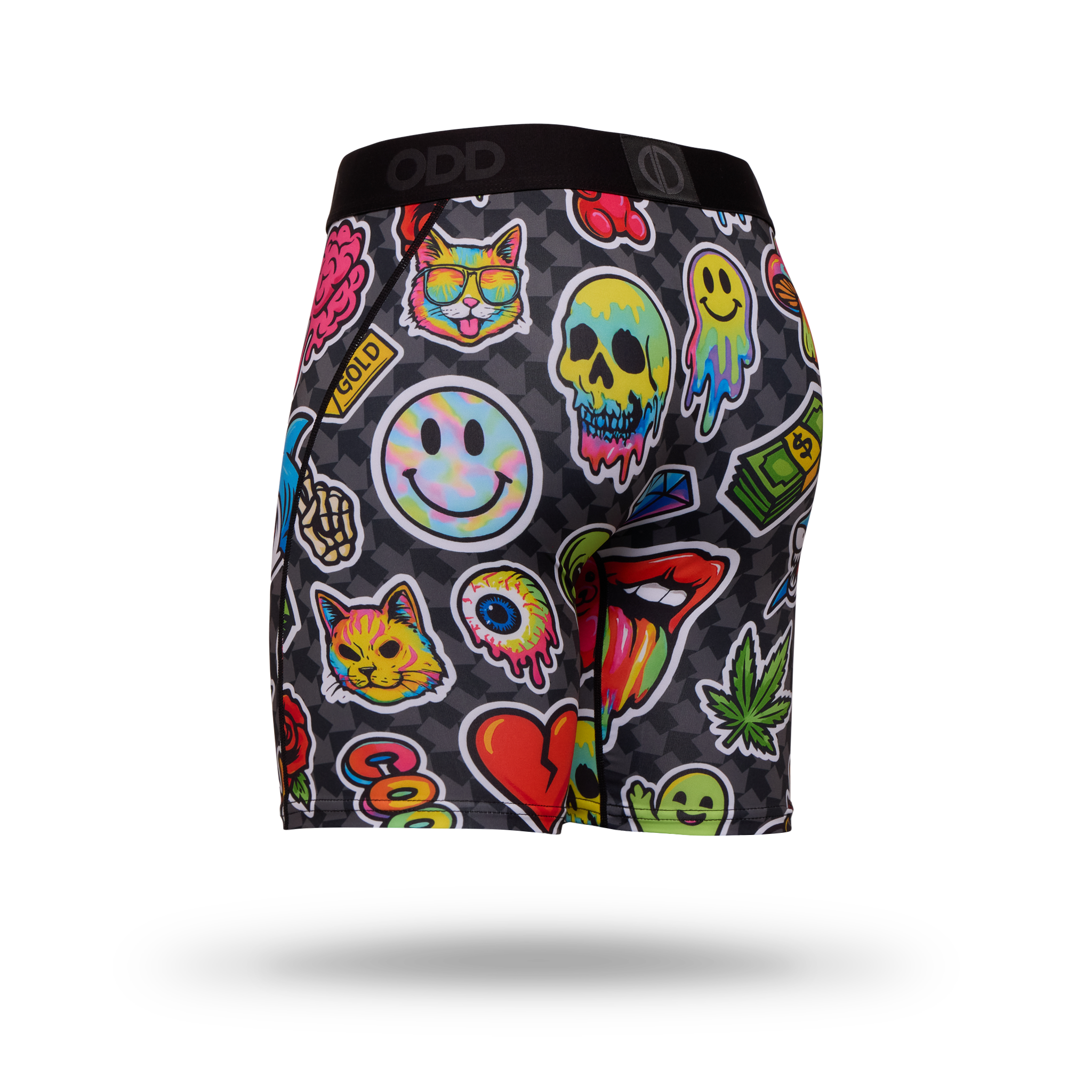 Trippy Stickers Men's Boxer Briefs