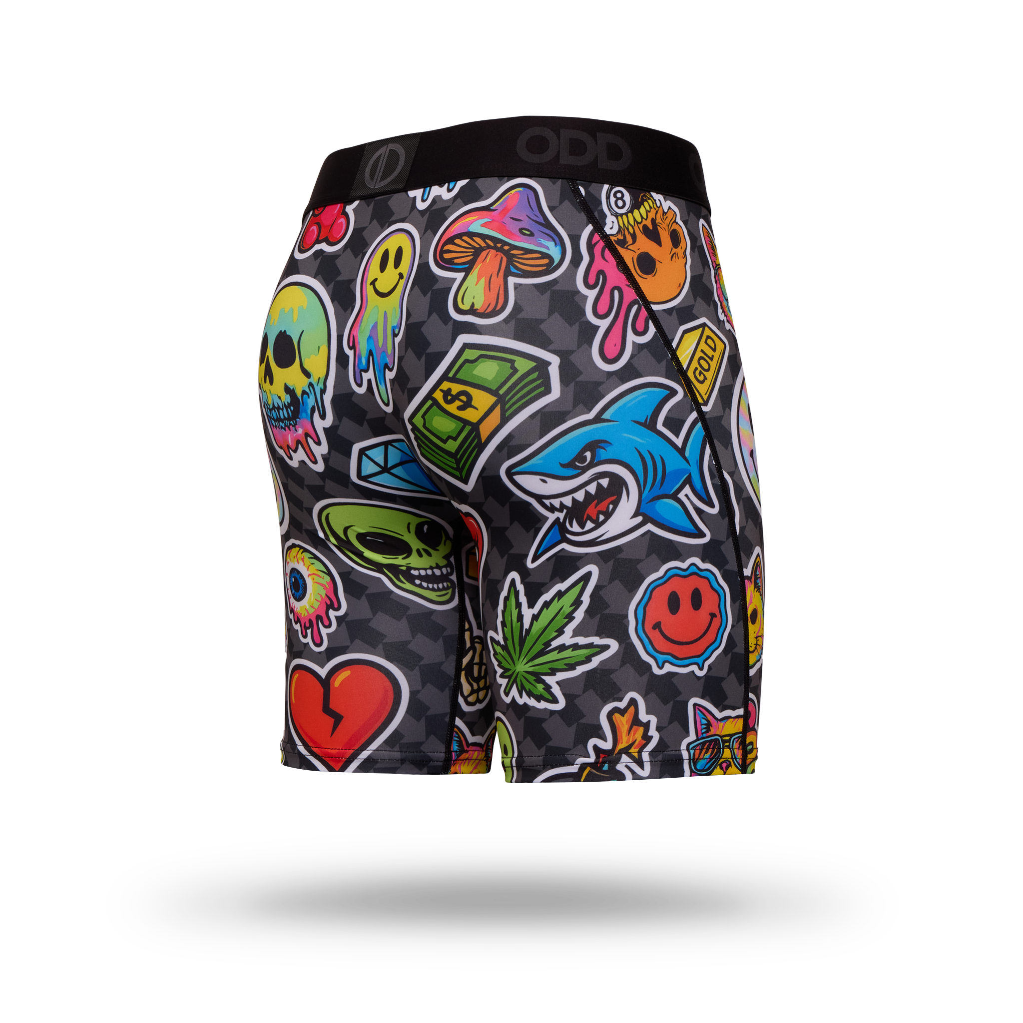 Trippy Stickers Men's Boxer Briefs