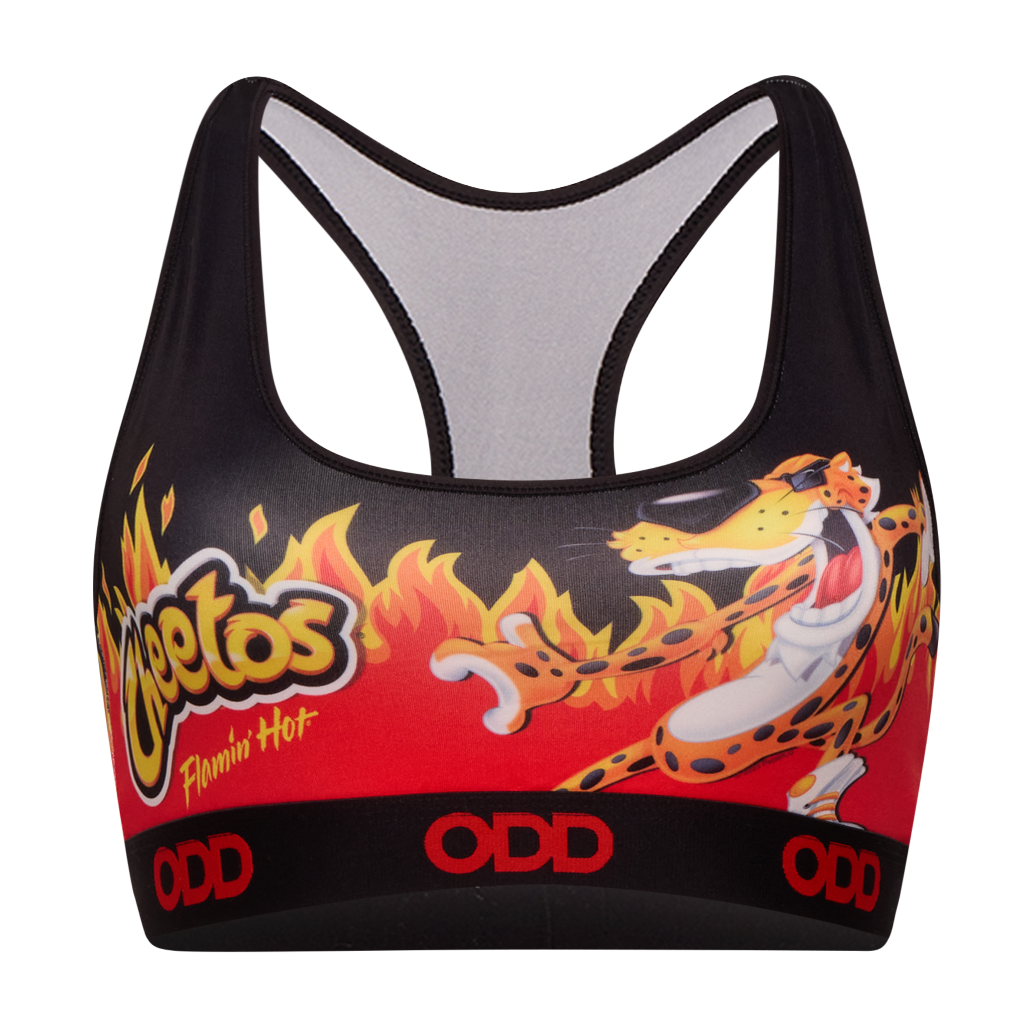 Flamin' Hot Flames Women's Sports Bra