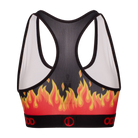 Flamin' Hot Flames Women's Sports Bra