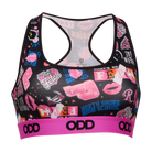 Mean Girls Stickers Women's Sports Bra