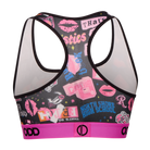 Mean Girls Stickers Women's Sports Bra