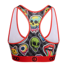 Trippy Stickers Women's Sports Bra