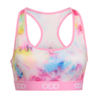 Chalk Flowers Women's Sports Bra