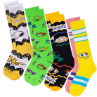 Cartoons Compression Socks 4-Pack