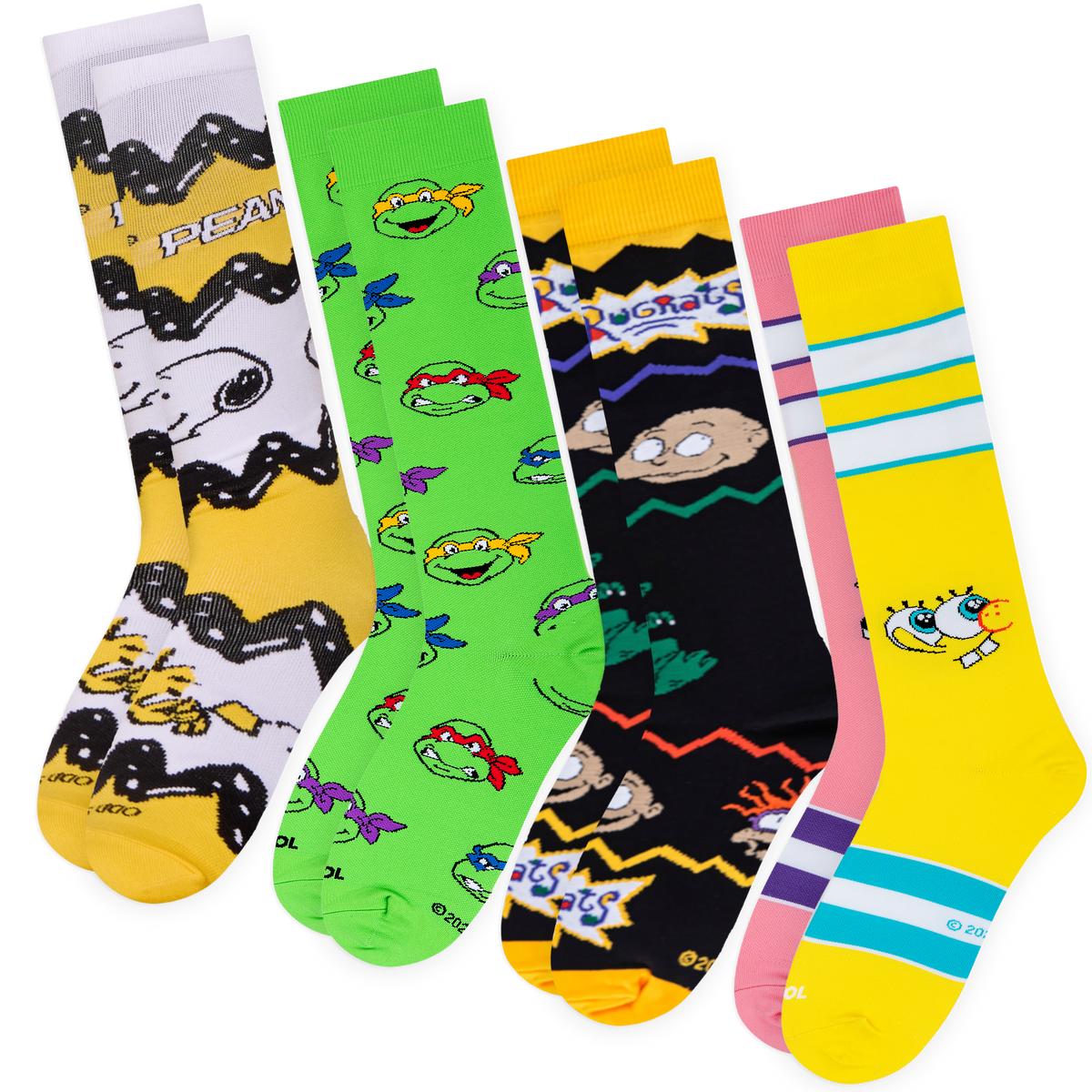 Cartoons Compression Socks 4-Pack